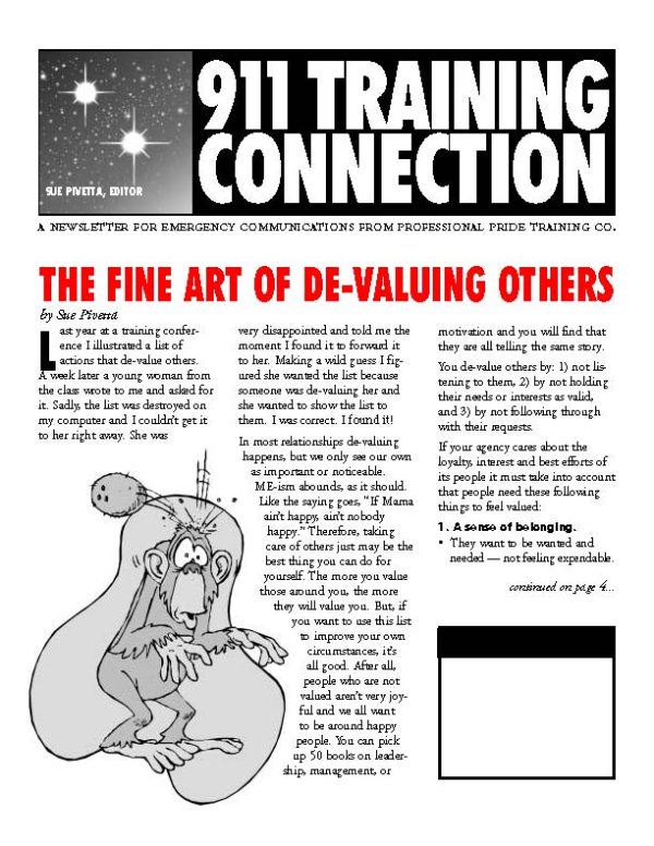 The Fine Art Of Devaluing Others & More