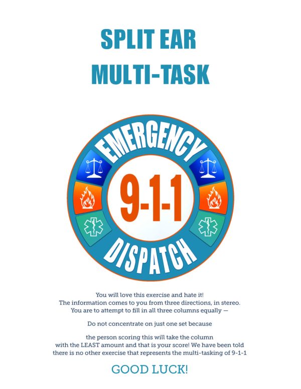 5 Call Taking SKILLS Exercises